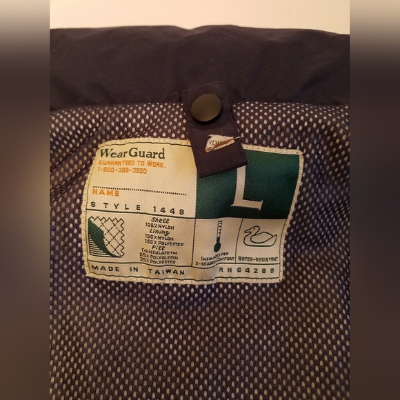 Vintage WearGuard Men's 3 Season Water Resistant Thinsulate Jacket Size Large - Picture 13 of 17